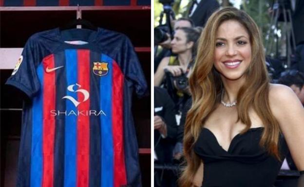 Se hace viral el diseño de la camiseta del FC Barcelona con el logo de Shakira