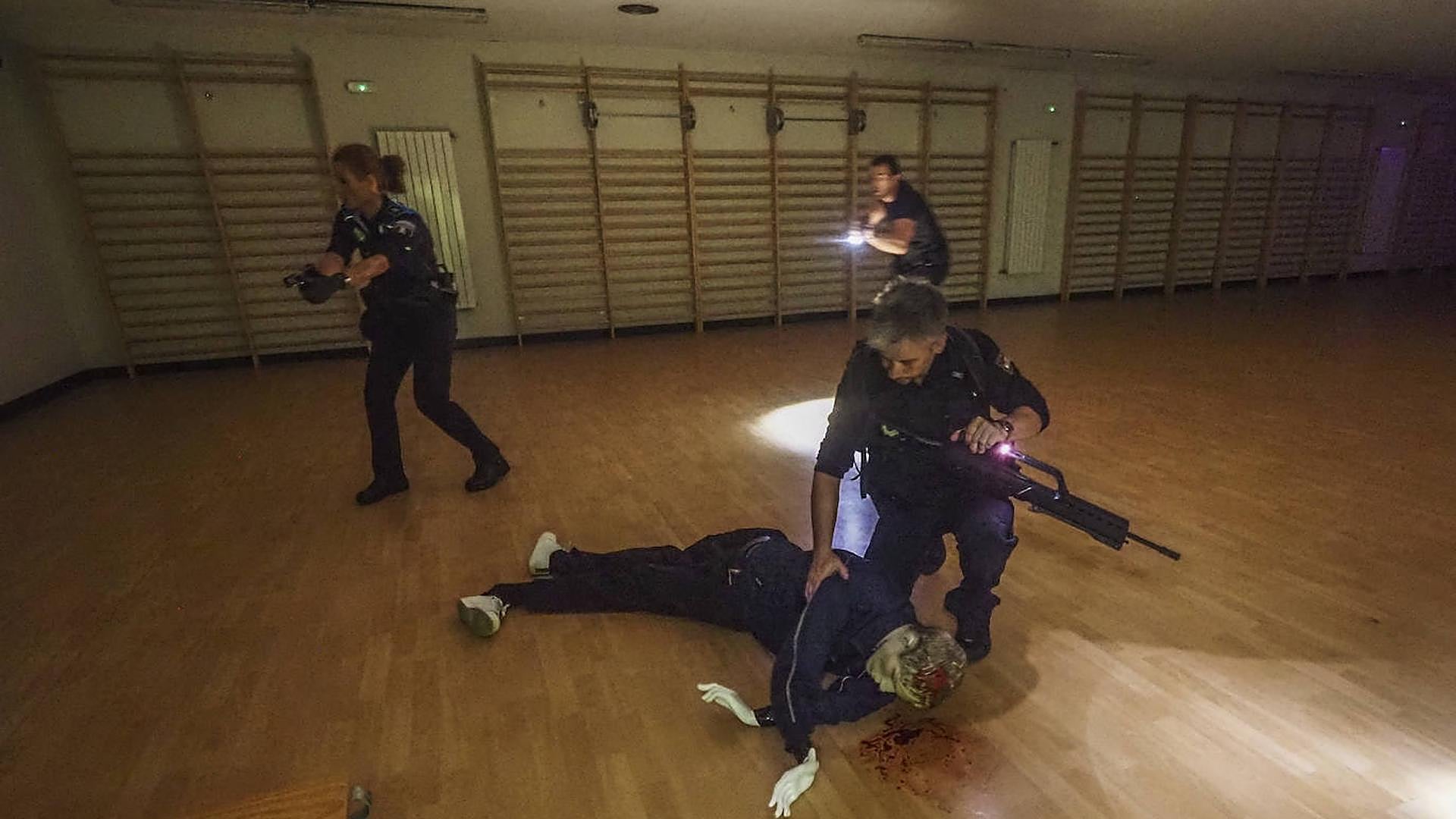 Simulacro terrorista en la universidad