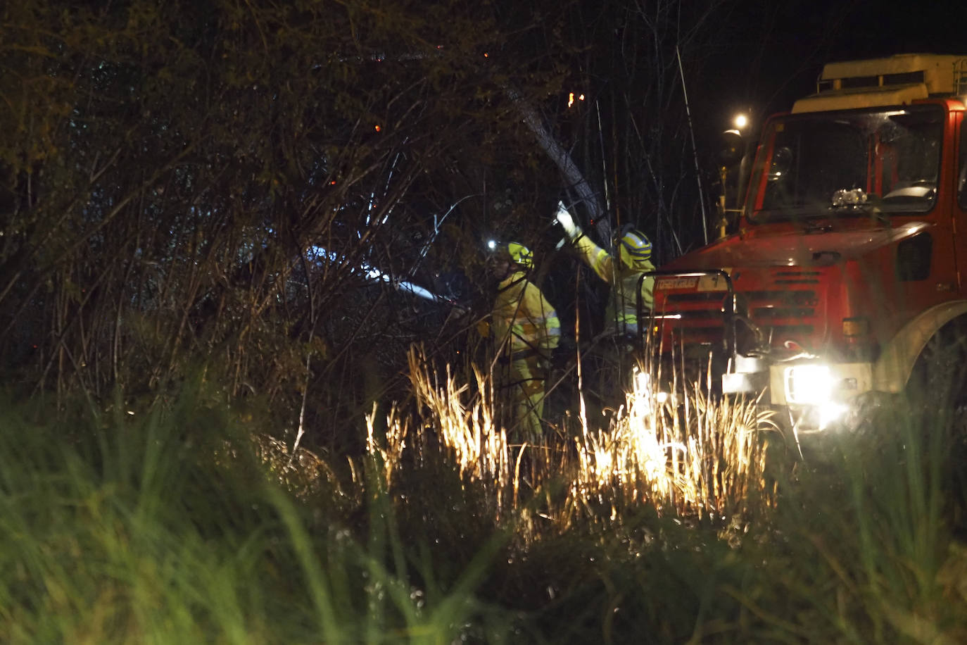 Fotos: Imágenes del incendio en Loredo