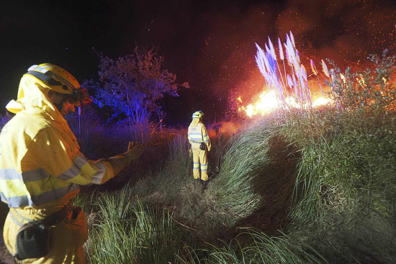 Fotos: Imágenes del incendio en Loredo