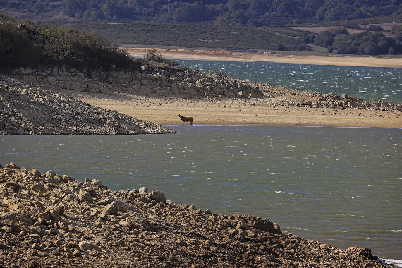 Fotos: Imáganes del Pantano del Ebro en octubre