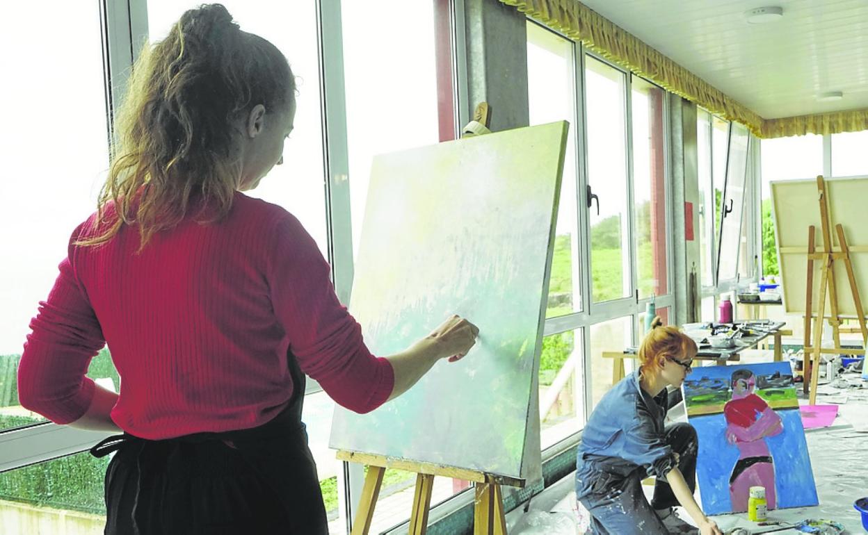 Imagen de los trabajos de la última edición de Sianoja en el Hotel Torre Cristina.