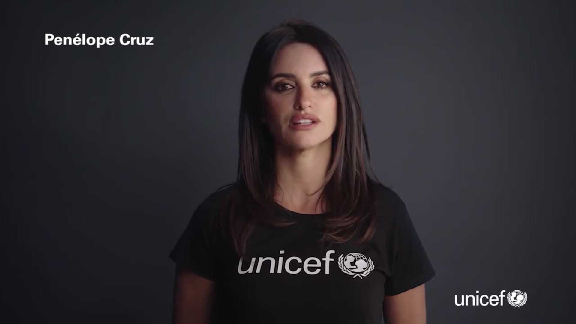 Penélope Cruz protagoniza la nueva campaña de UNICEF contra la desnutrición infantil