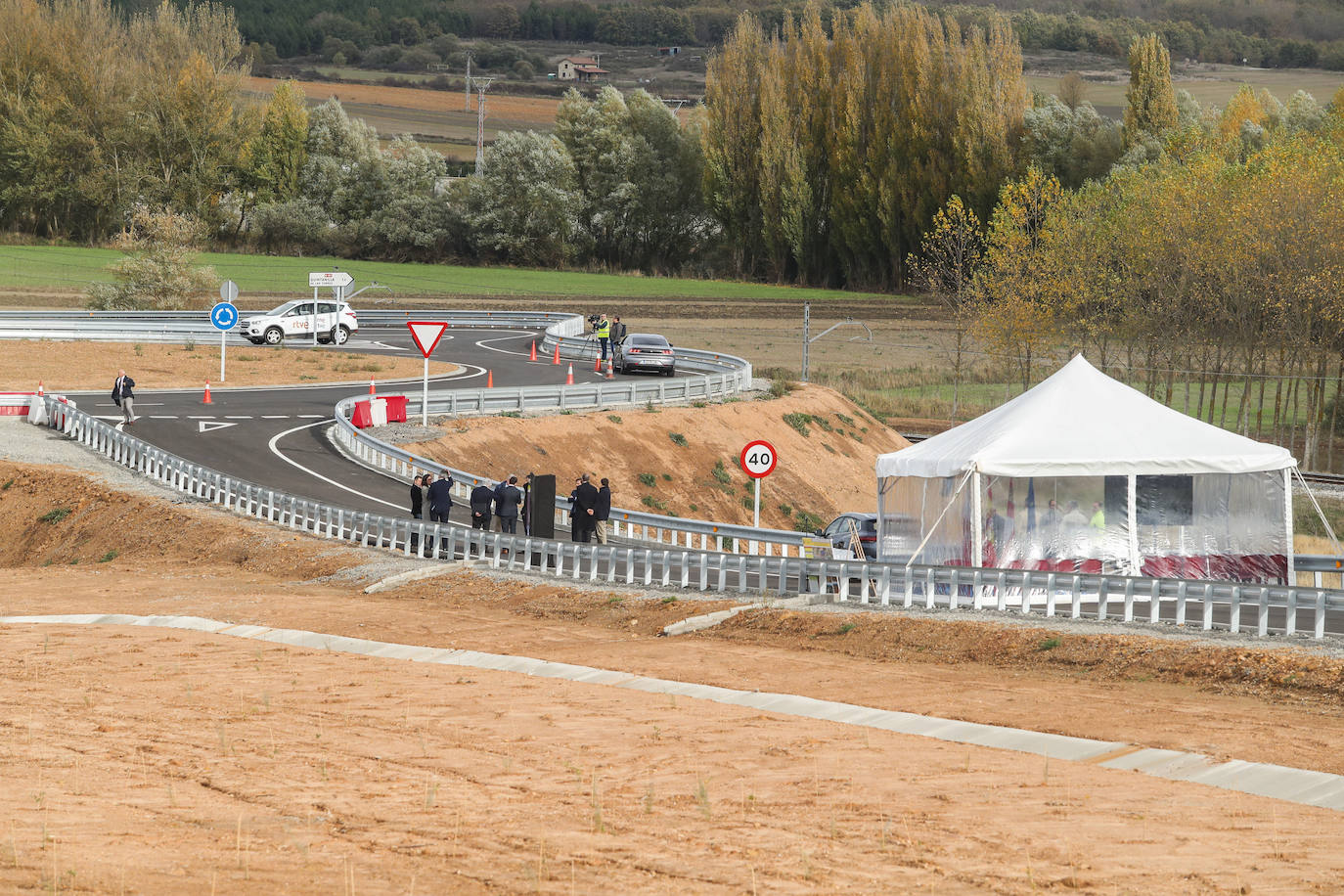 Fotos: La inaguración del enlace de Quintanilla de las Torres, en imágenes