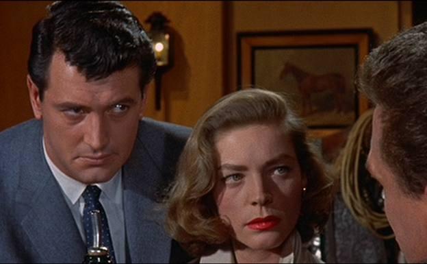 os personajes de Rock Hudson y Lauren Bacall sufren sin medida durante buena parte de la película.