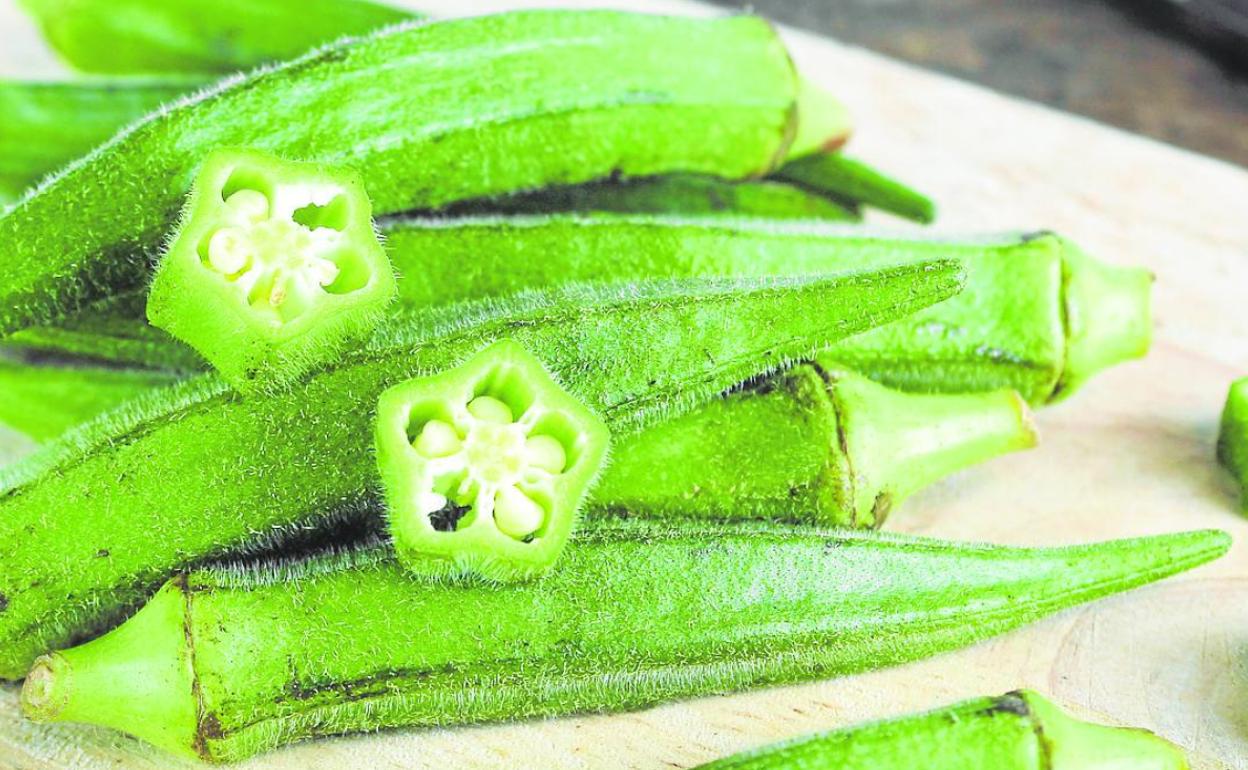 Parecidas, visualmente, a los pimientos verdes, las okras ya se ven en mercados y en el plato. 