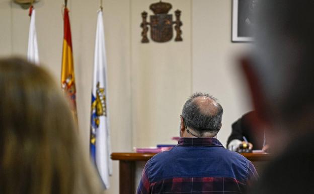 Momento de la testifical de Andrés Baranda, hermano del finado. 