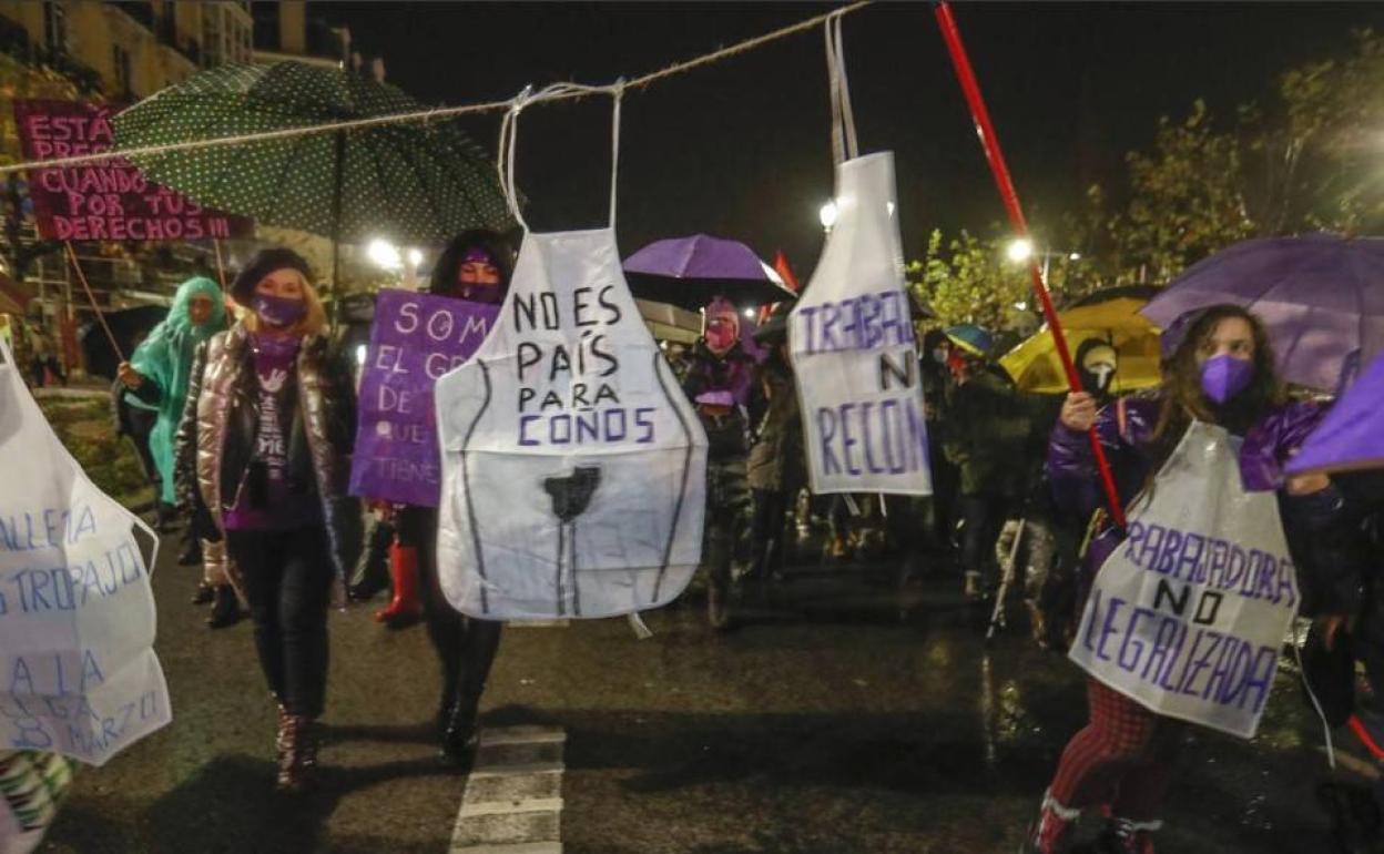 Imagen de la manifestación del 25 del año pasado