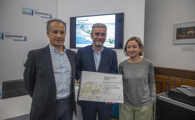 Antonio Bezanilla, Javier Ceruti y Miriam García. 