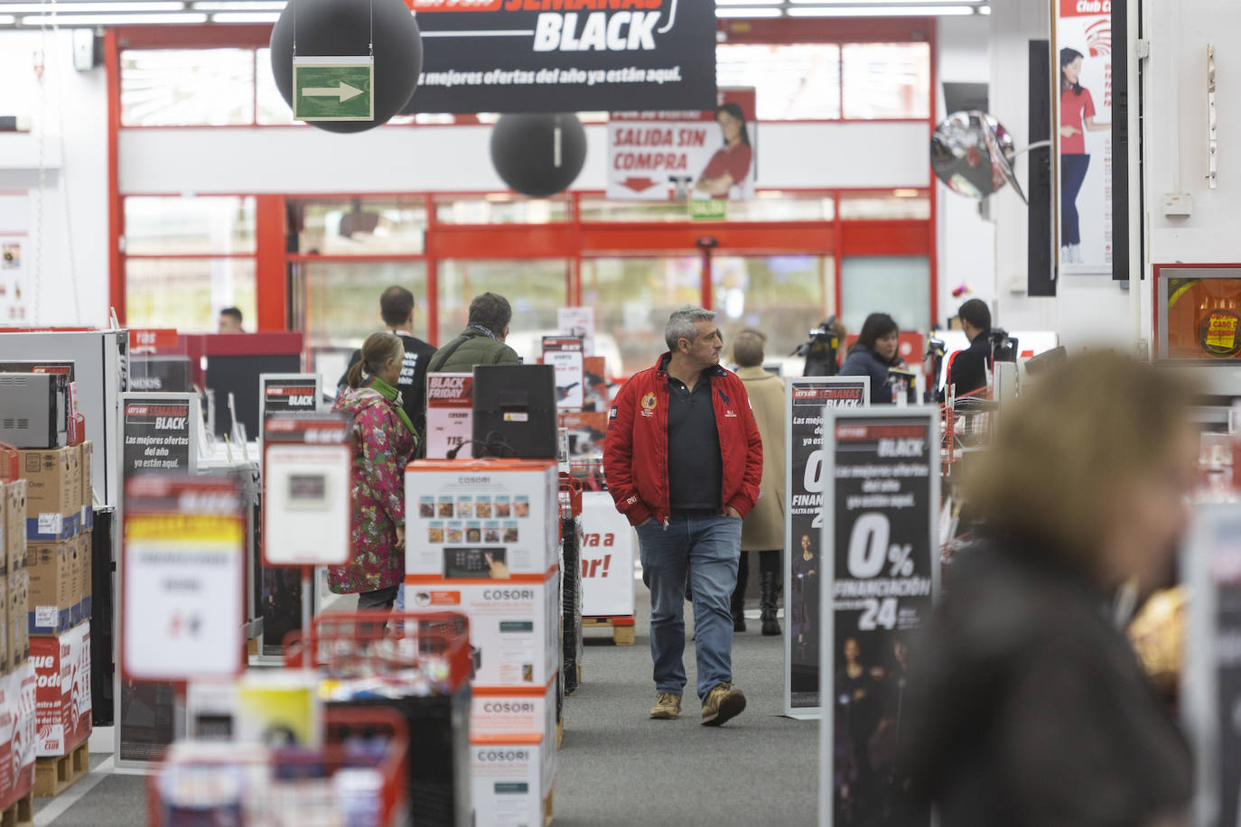 Fotos: Primeros compradores del &#039;black friday&#039;