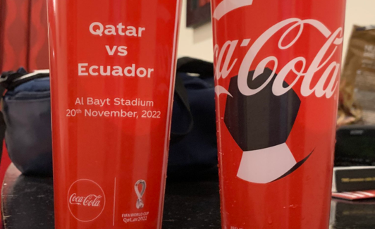 Vasos del mundial Qatar 2022.