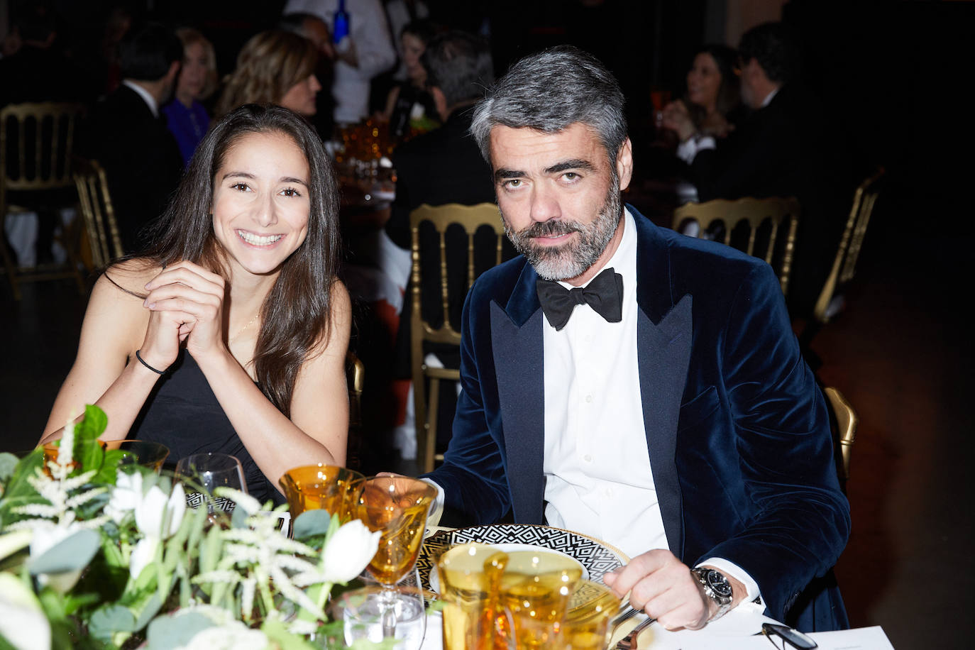 La deportista Adriana Cerezo y Luis Enríquez, consejero delegado de Vocento.