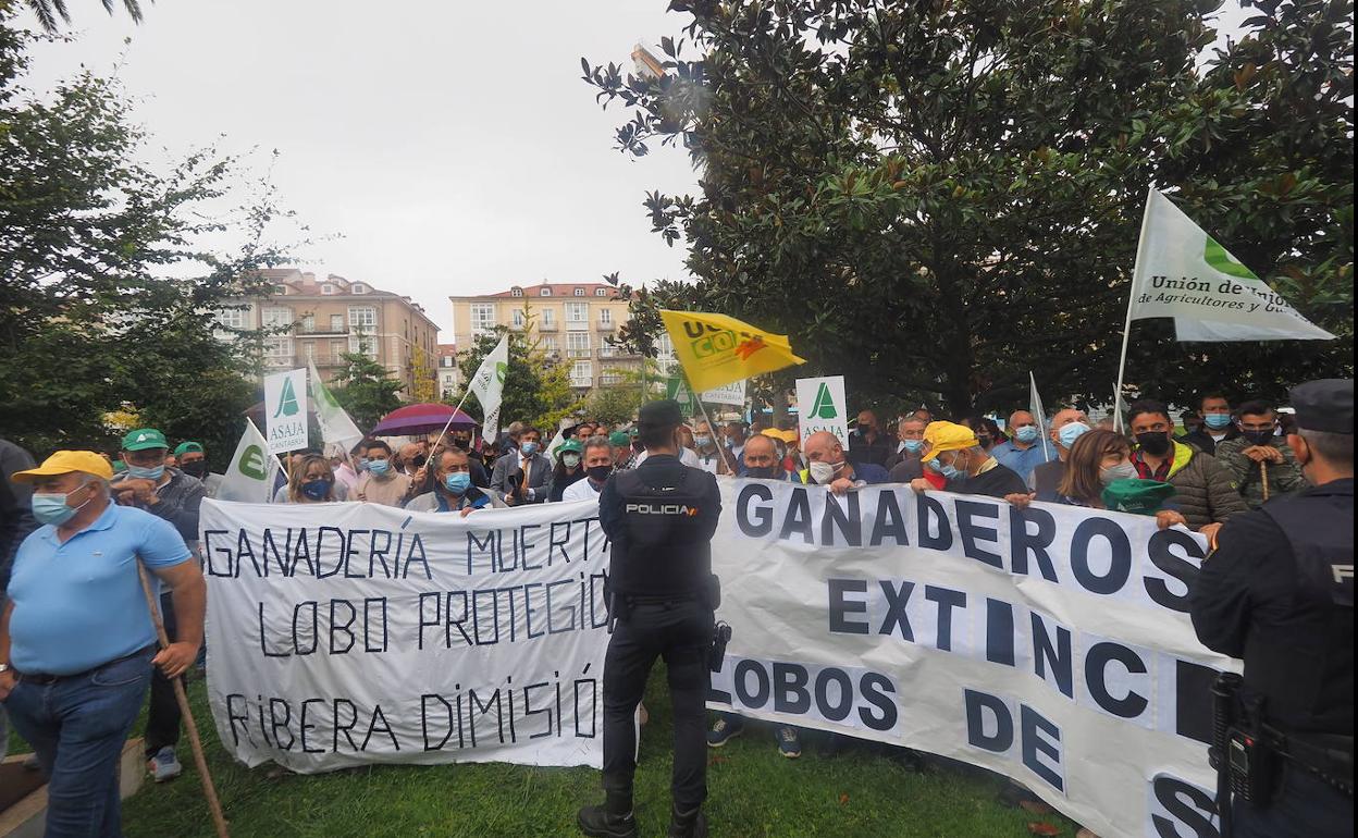 Las protestas de los ganaderos de Cantabria se han incrementado en el último año