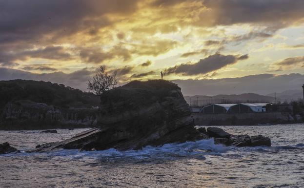 Fotografía tomada esta mañana en El Camello. 