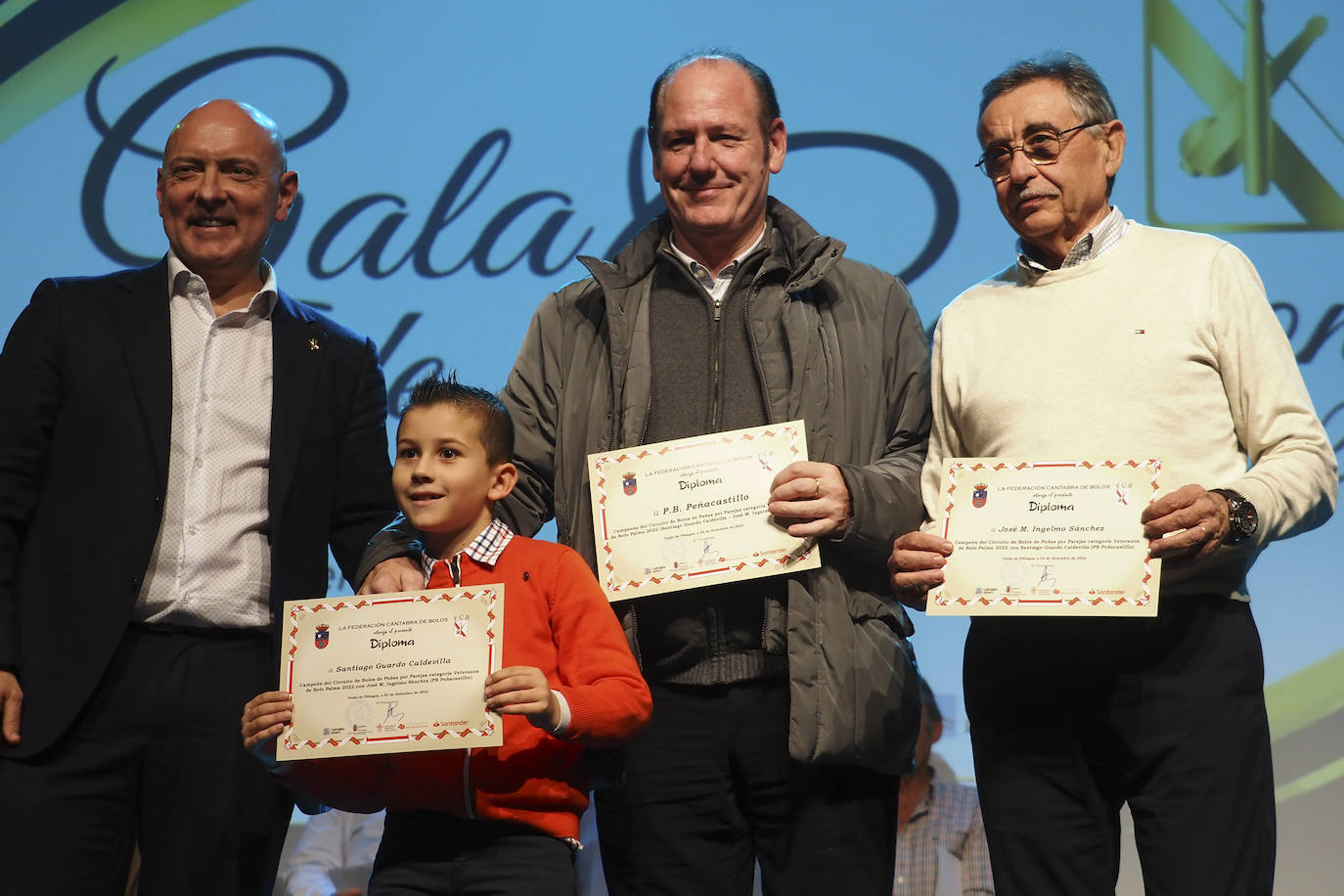 Norberto Ortiz, Adrián Guardo, Nel González y José María Ingelmo.