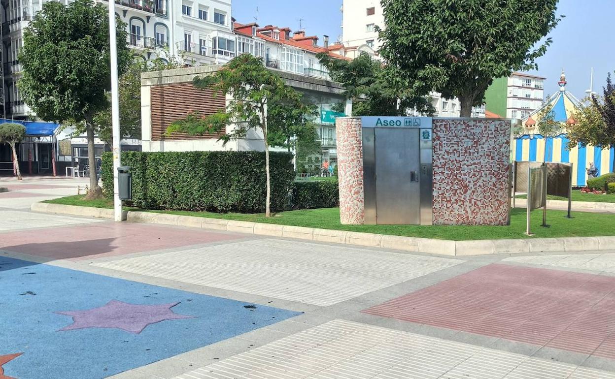 Baños públicos en el parque de Amestoy 