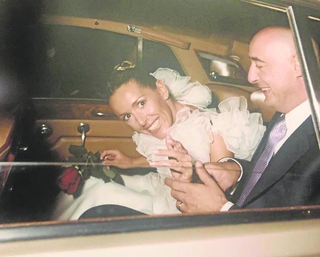 Ana Helguera y Félix Álvarez contrajeron matrimonio el 25 de julio de 2003 en el Palacio de La Magdalena. 