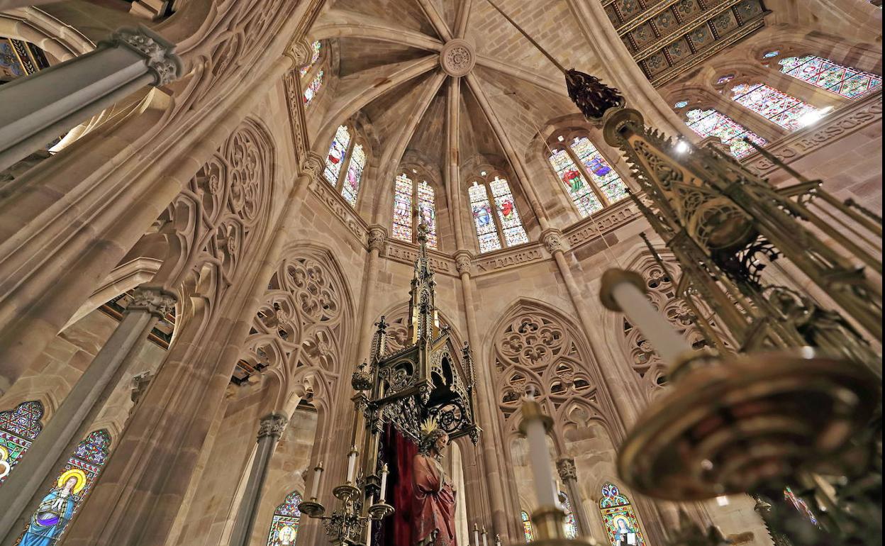 Interior de la capilla panteón