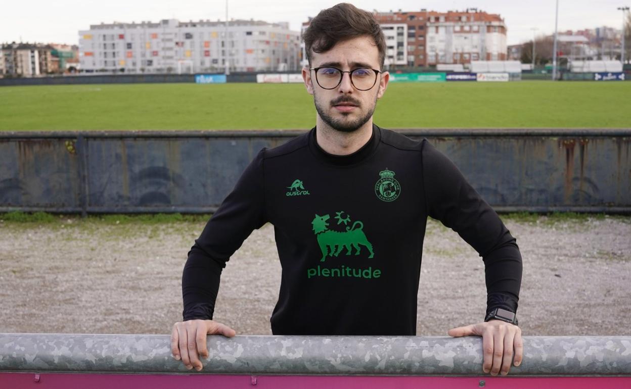 Enric Soriano, durante uno de los entrenamientos en La Albericia. 