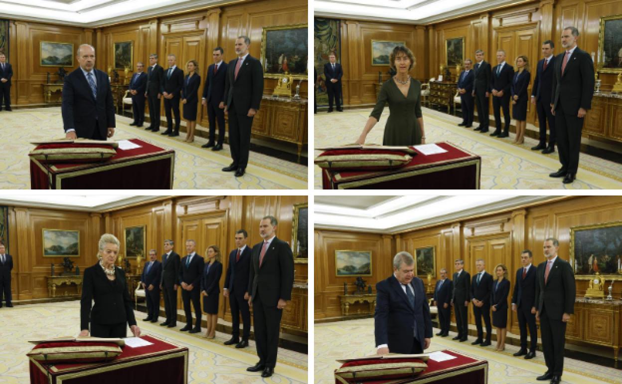 Juan Carlos Campo, Laura Díez, María Luisa Segoviano y César Tolosa.