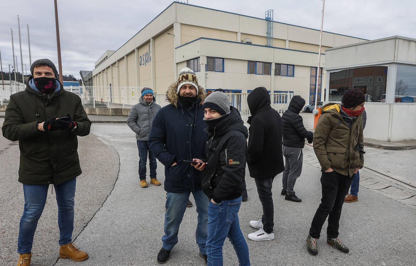 Tercera jornada de huelga en Aspla