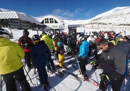 La estación de Alto Campoo abrió al público el pasado 20 de enero.