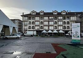 Plaza de la villa de Noja