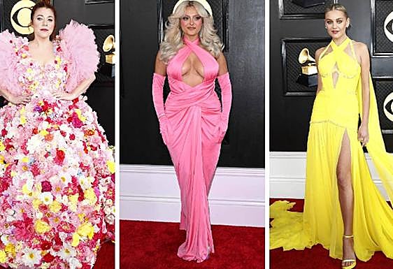 Los looks de la alfombra roja de los Grammy, en imágenes