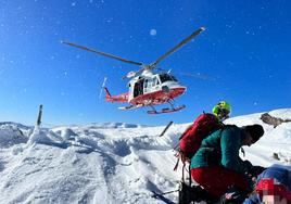 El 55 por ciento de los 130 rescates en montaña se han realizado en media montaña y el 12 por ciento en alta montaña, por encima de los 1.500 metros de altitud