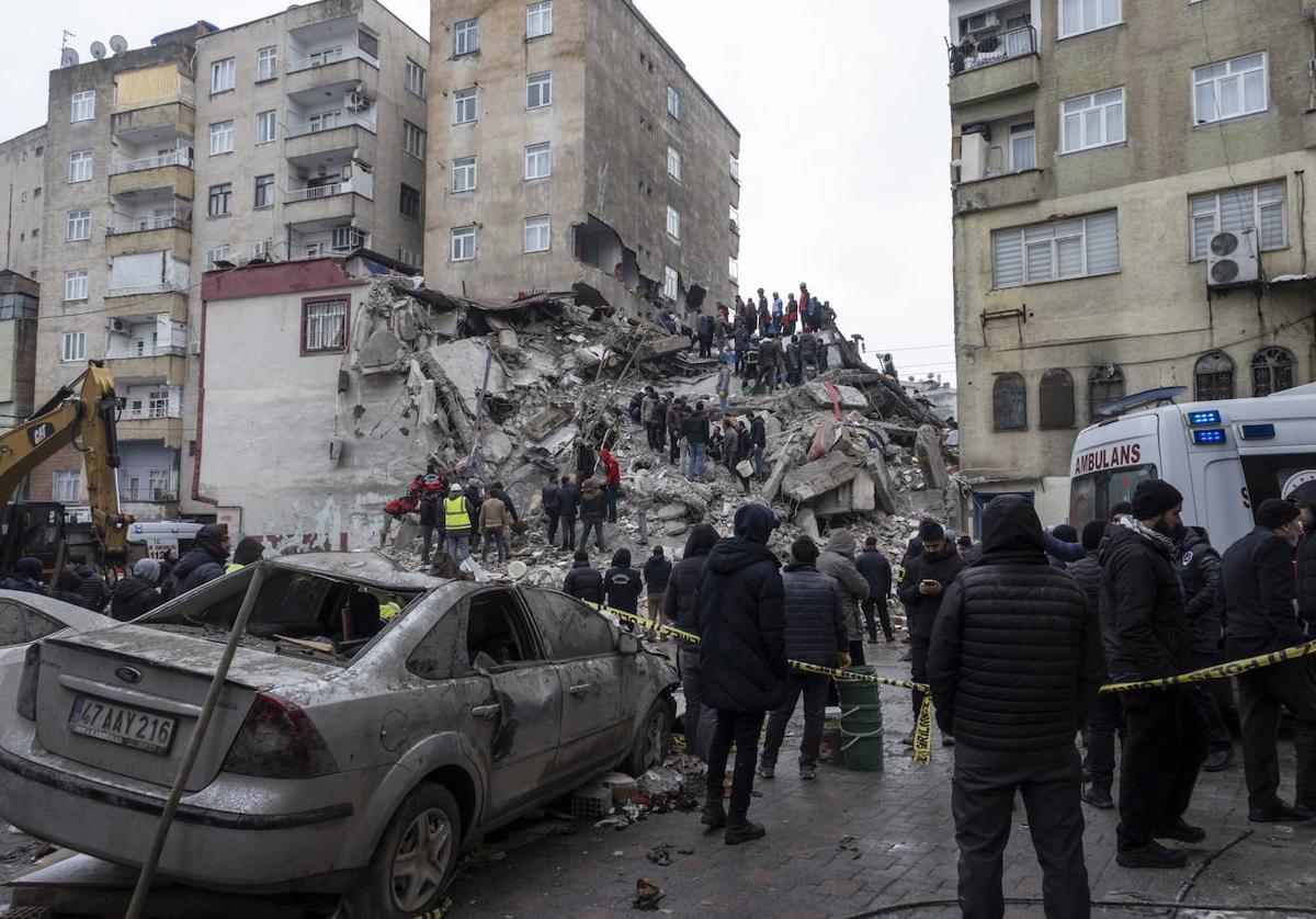 Diyarbakir, situada al este de Turquía, ha sido una de las localidades más afectadas por el seísmo