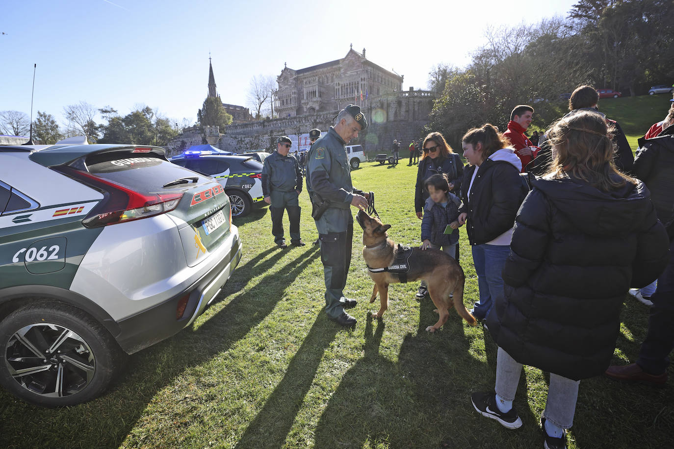 Perros de rastreo de la Guardia Civil