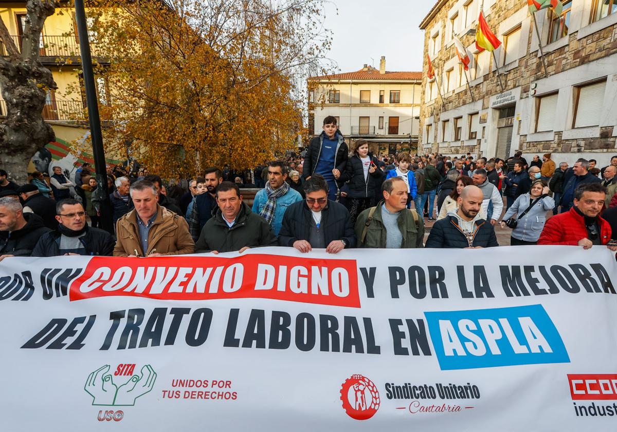 Imagen de la manifestación de este martes