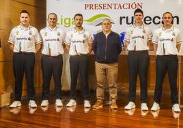 Alfonso Díaz, Benito y Pablo Fernández, José Ángel Urbistondo, Jairo Arozamena y David Penagos.