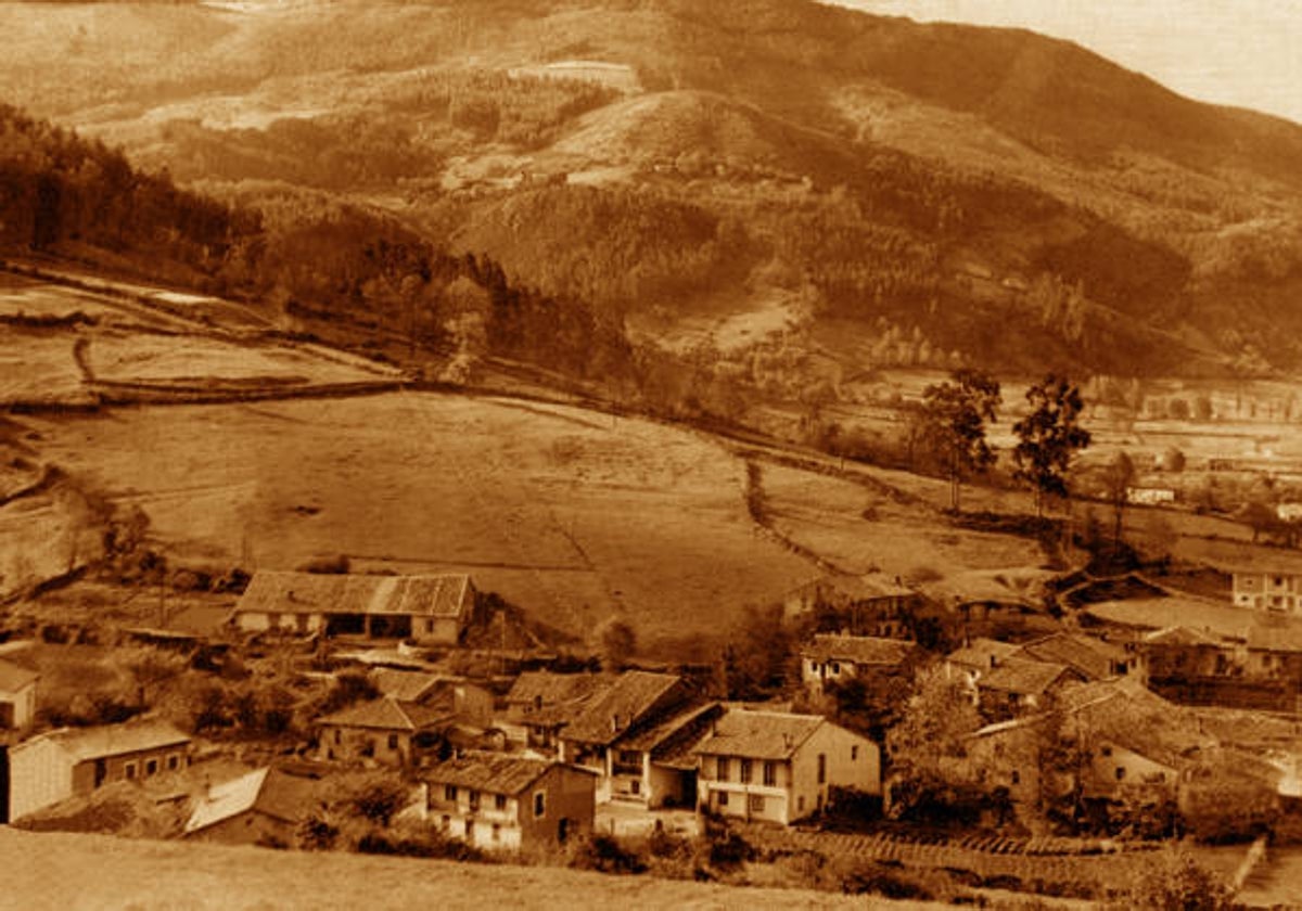 El barrio del Isprón de San Mateo en los años 60.