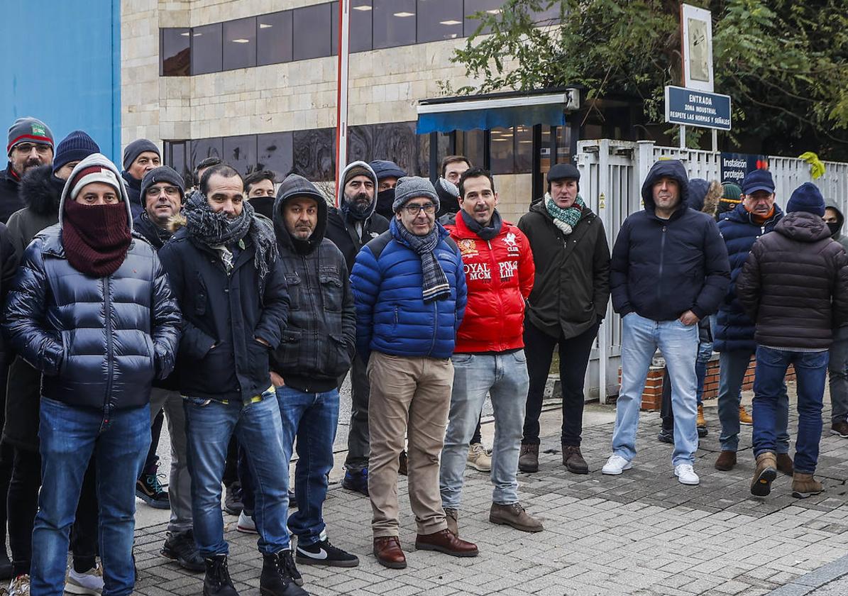 Protestas en Aspla.