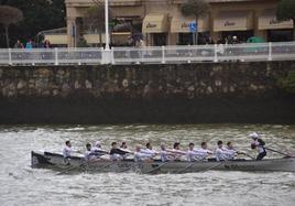 Pedreña, el pasado día 29 en el Descenso de Portugalete, segunda prueba preparatoria.