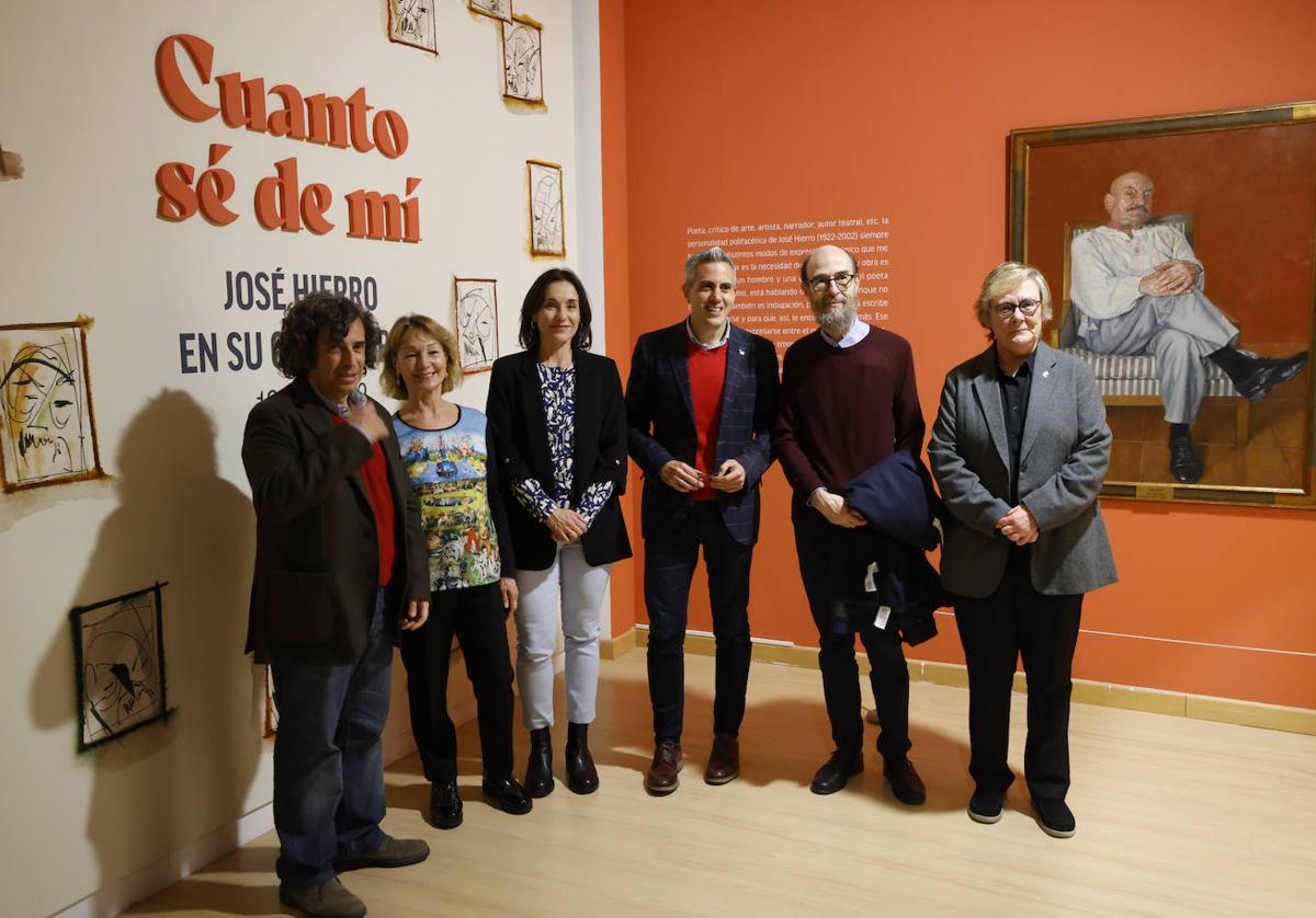 Juan José Lanz, Marián Hierro, Julieta Valero, Pablo Zuloaga, Joaquín Hierro y Gema Agudo.