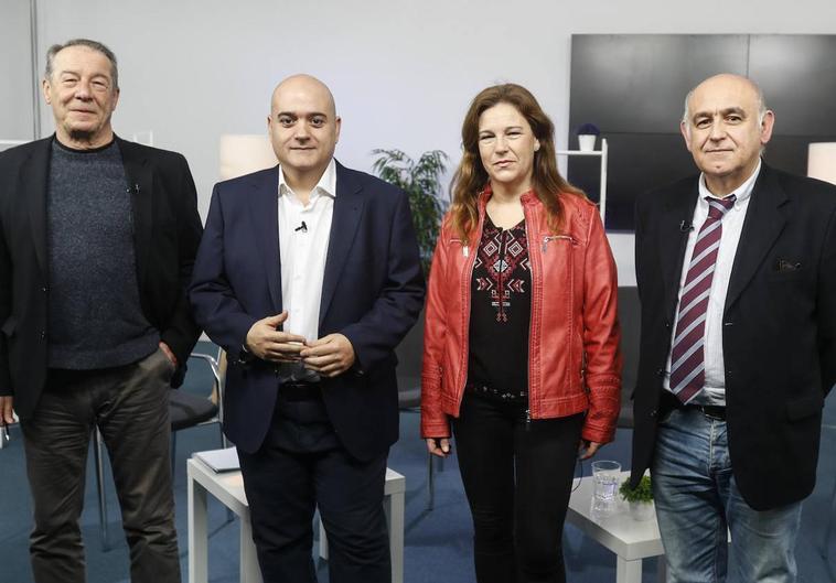 Jesús Serrera, Gonzalo Sellers, Esther Merino y Juan Luis Fernández.