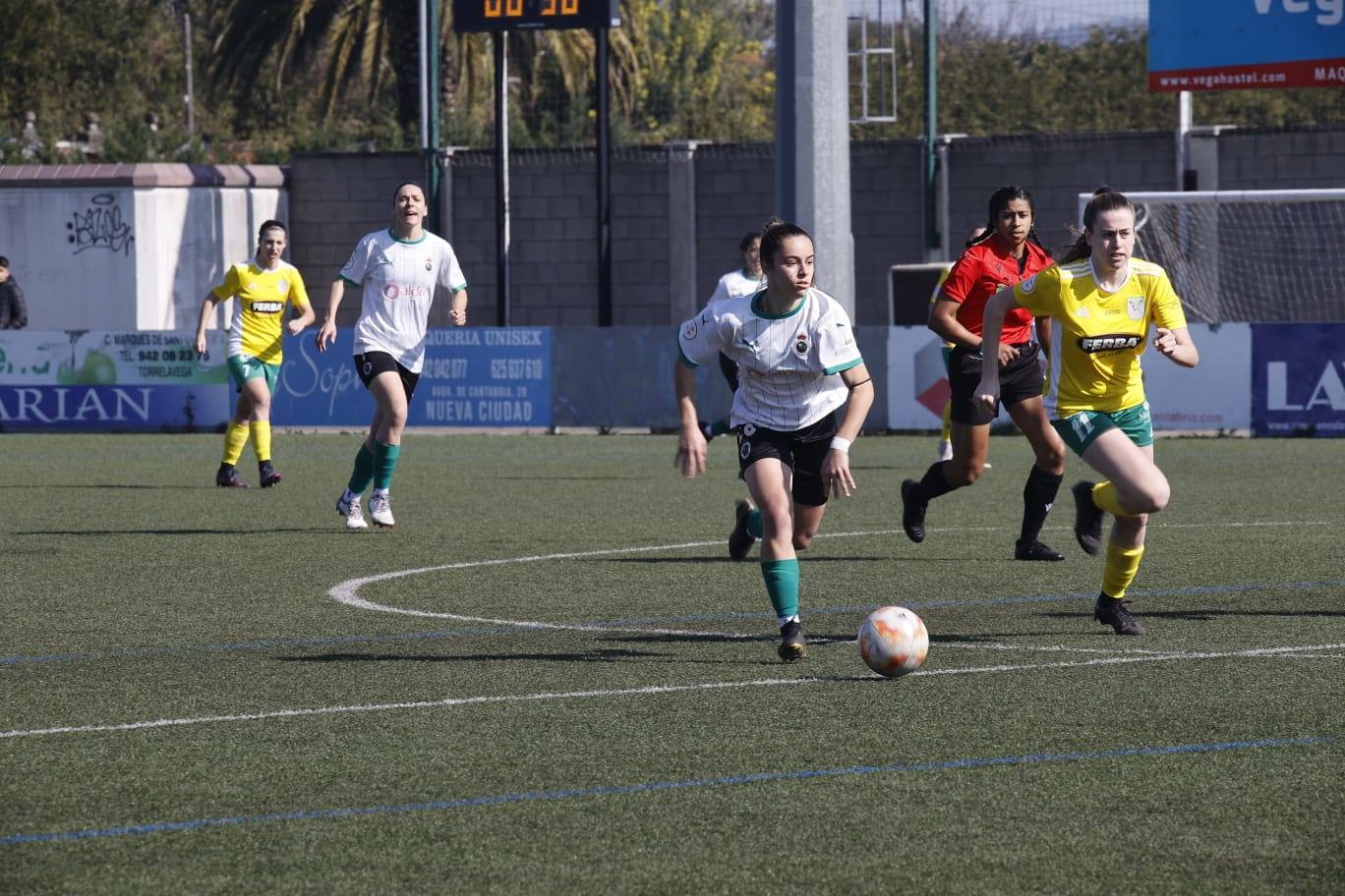 El Racing Féminas se deshizo en tanos del líder.