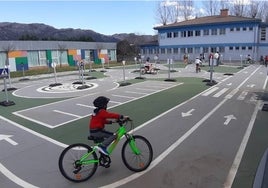 El colegio Gerardo Diego cuenta ya con una pista fija de educación vial