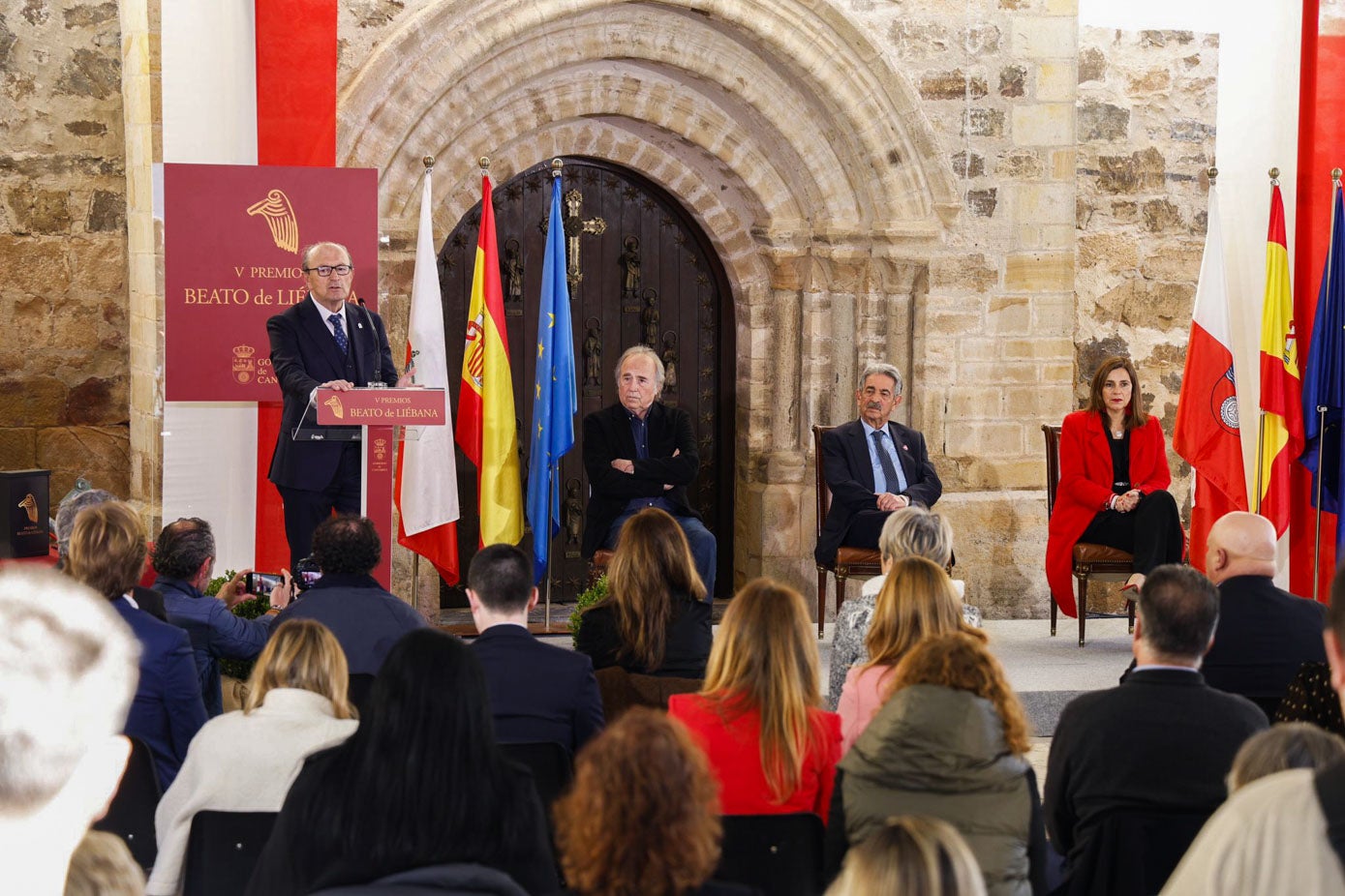 La intervención de López Marcano.