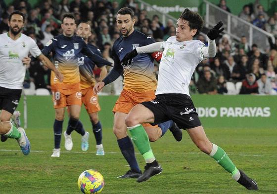 Marco Sangalli, en una acción en el partido frente al Leganés.