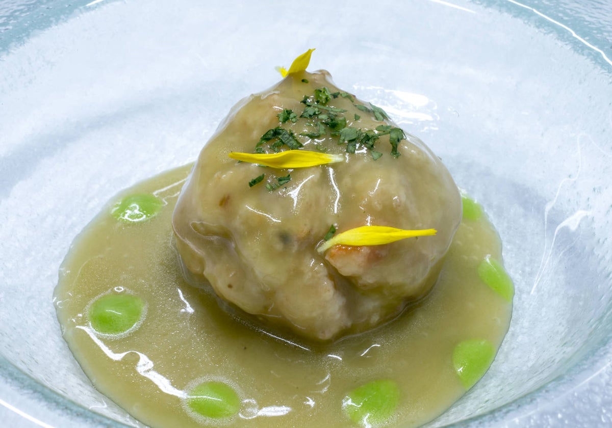 Albóndigas de verdel, según la receta del chef Javier Ruiz.