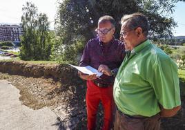 Imagen de archivo de la primera petición de arreglo de los viales de acceso a la zona.