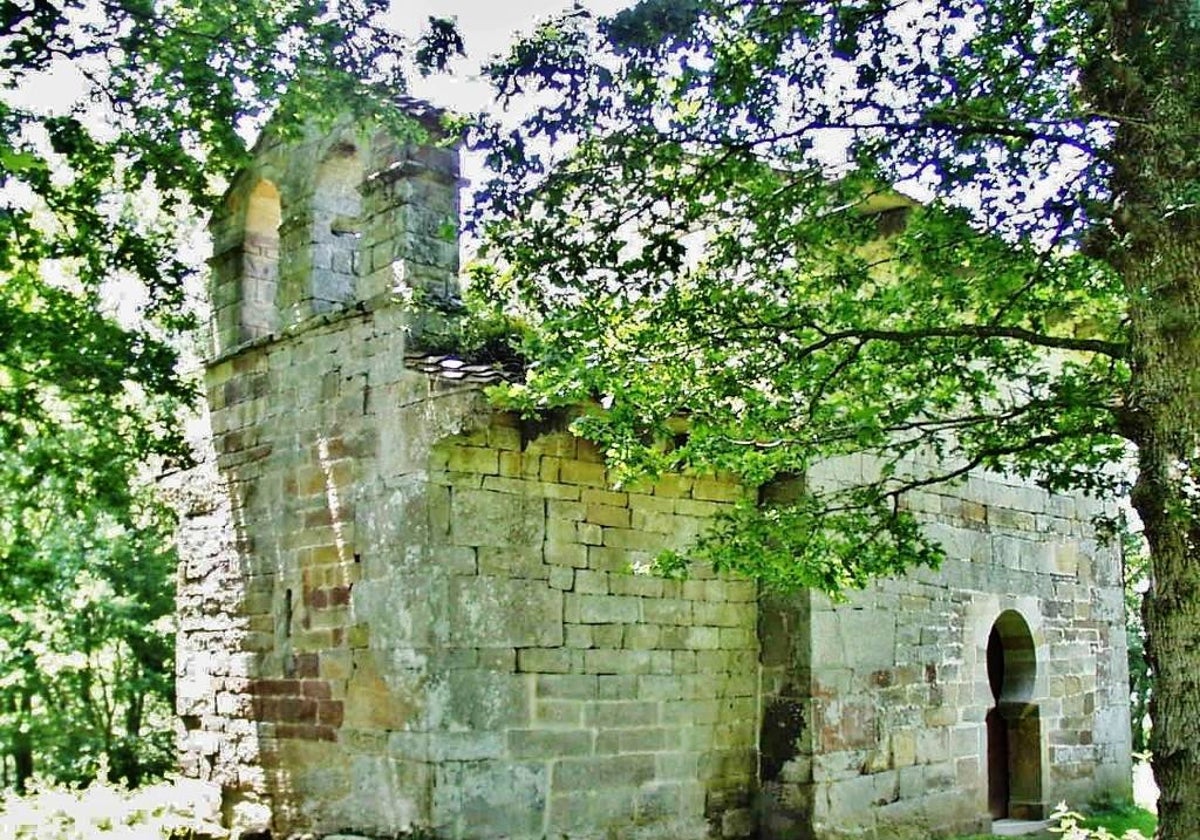 Ermita mozárabe de San Román de Moroso, en Bostronizo.