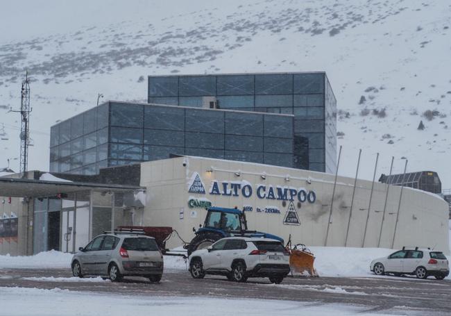 Alto Campoo, el día antes del inicio de la temporada