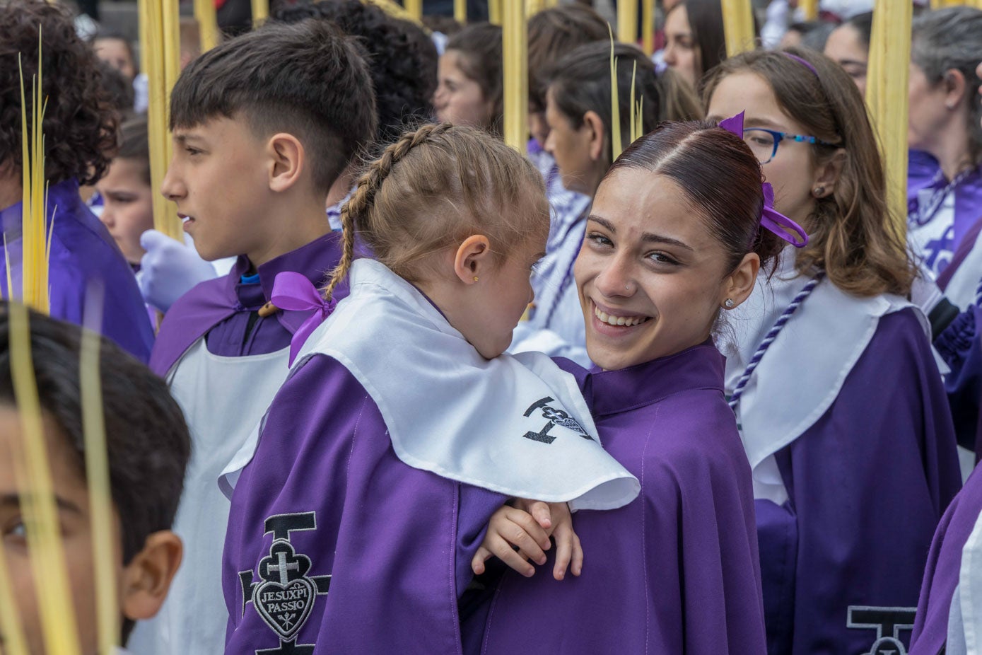 La sonrisa era la misma tanto en los más veteranos, que se saben el recorrido de memoria, como en los más pequeños, que lo hacían por primera vez. 