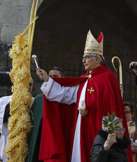 Imagen secundaria 2 - Diez cofradías han participado en las procesiones de esta mañana por el Domingo de Ramos.