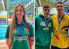 Teo del Riego, con su oro, y Joaquín Pardo, con su medalla de plata en el Nacional de Palma.