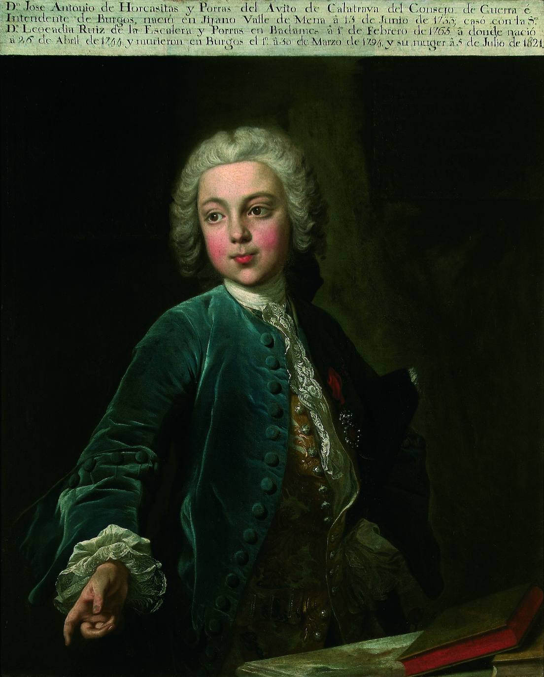 Antonio González Ruiz (atr.) Retrato de Don José Antonio Horcasitas y Porras (ca. 1745-50).